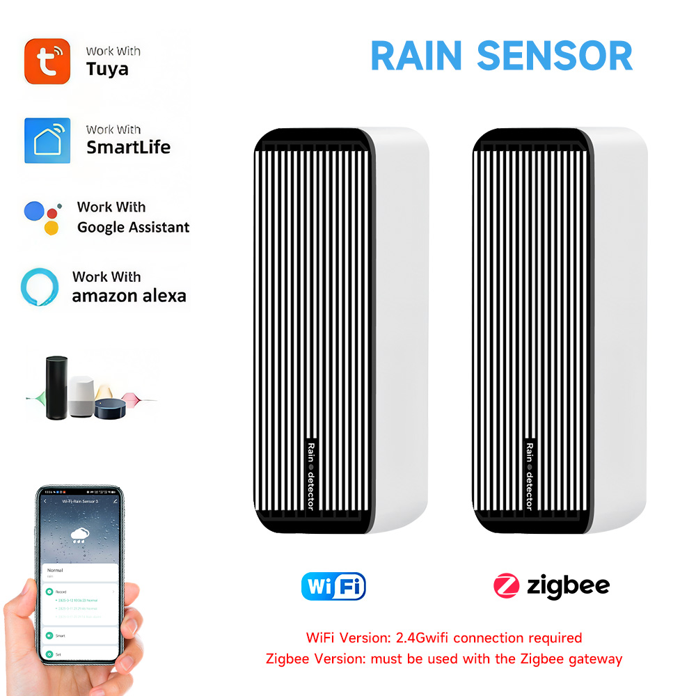 Smart Home Iot - 레인 센서 경고 Tuya Google Assistant