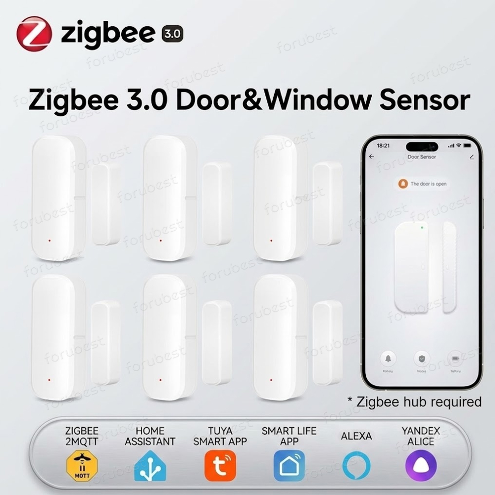 Smart Home Zigbee 3.0 - Zigbee 3.0 도어 윈도우 센서 도난