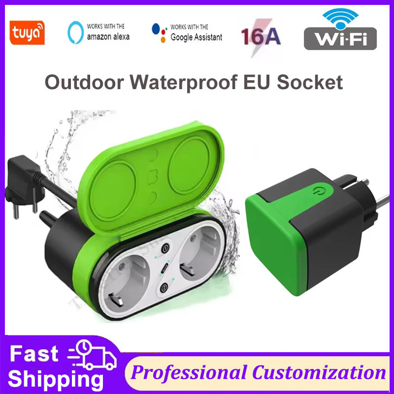 Smart Wall Socket - 투야 EU 16A 와이파이 스마트 실외