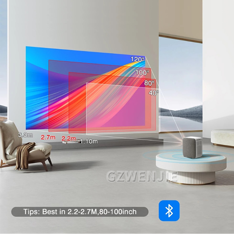 Smart Home Video - H6 미니 프로젝터 LED 1080P 풀