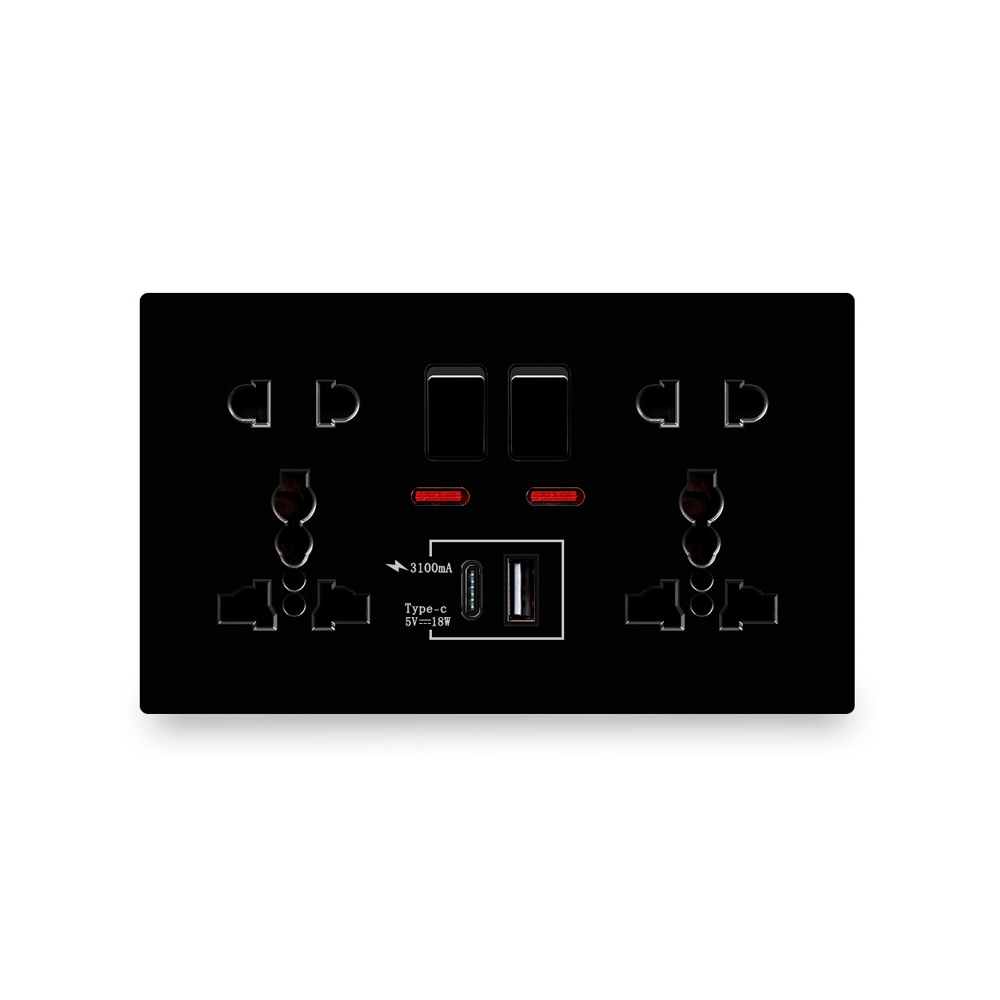 Smart Wall Socket - 18W 타입-C 고속 충전 벽면 콘센트