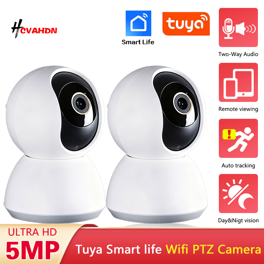 Smart Home Battery Camera Ezviz - 투야 양방향 오디오 5MP 와이파이 스마트