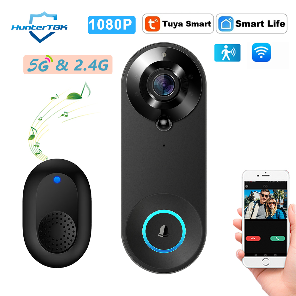 Smart Home Video Doorbell Enhanced Security With Smart Doorbell - 5G 2.4G WiFi 비디오 초인종 1080P