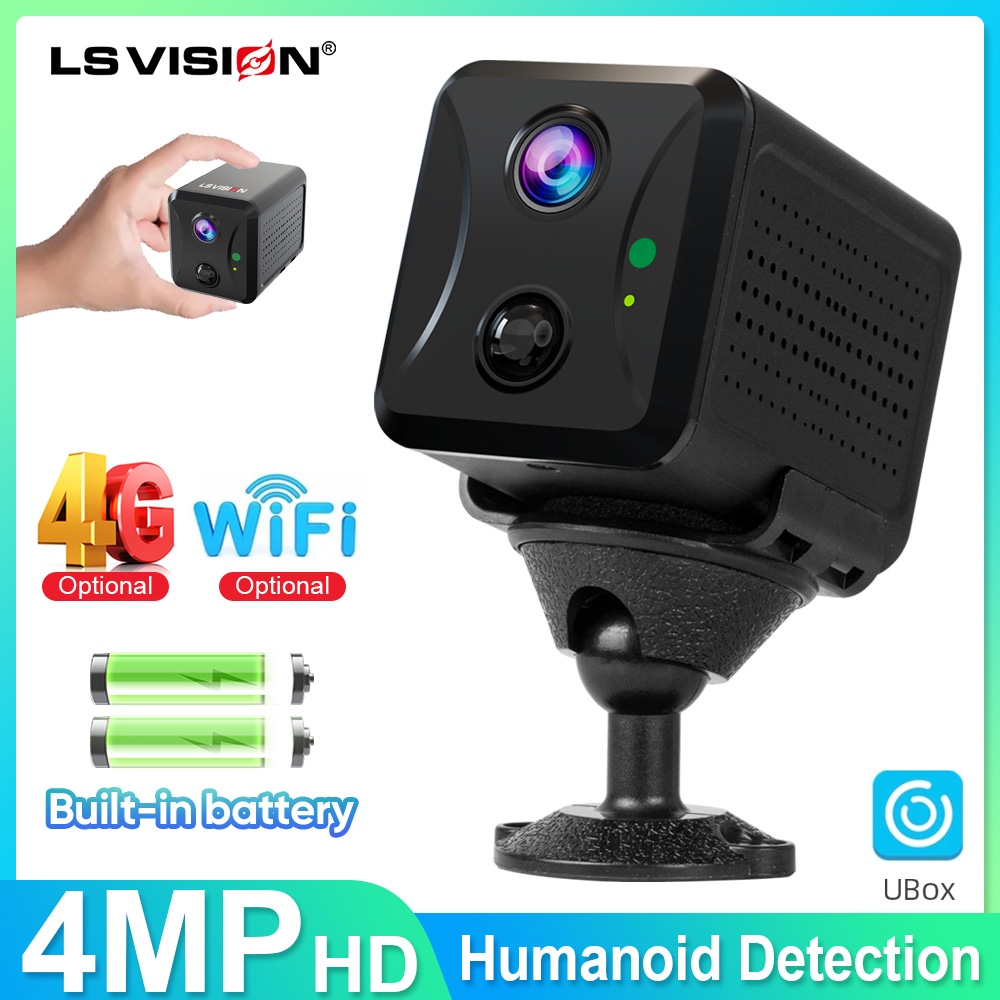Smart Home Battery Camera Ezviz - LS 비전 미니 카메라 4g Sim