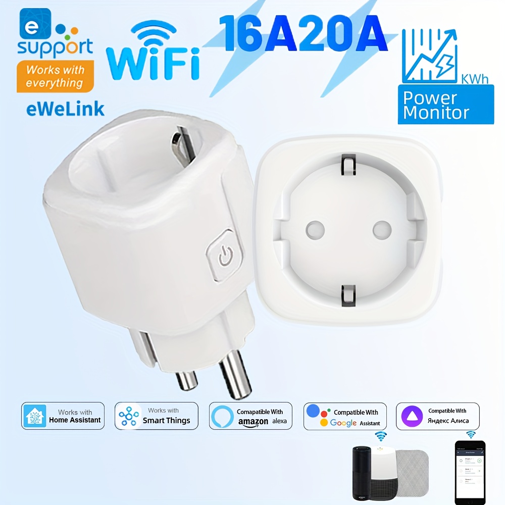Smart Wall Socket - EWeLink 스마트 와이파이 소켓 EU 원격