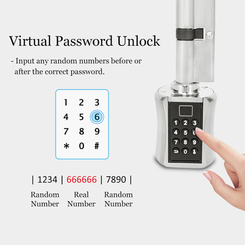 지문 스마트 실린더 잠금 암호 생체 인식 전자 도어 잠 - Airbnb Smart Home 리뷰 및 가격
