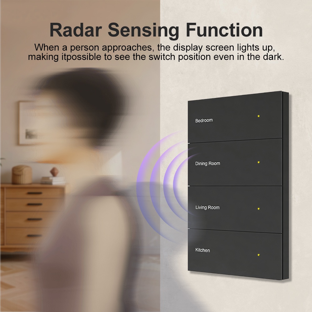 만핫 DIY 네임 스위치 지그비 스마트 디스플레이 스크 - Smart Home Lighting Control 리뷰 및 가격