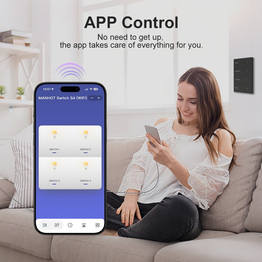 만핫 DIY 네임 스위치 지그비 스마트 디스플레이 스크 - Smart Home Lighting Control 리뷰 및 가격