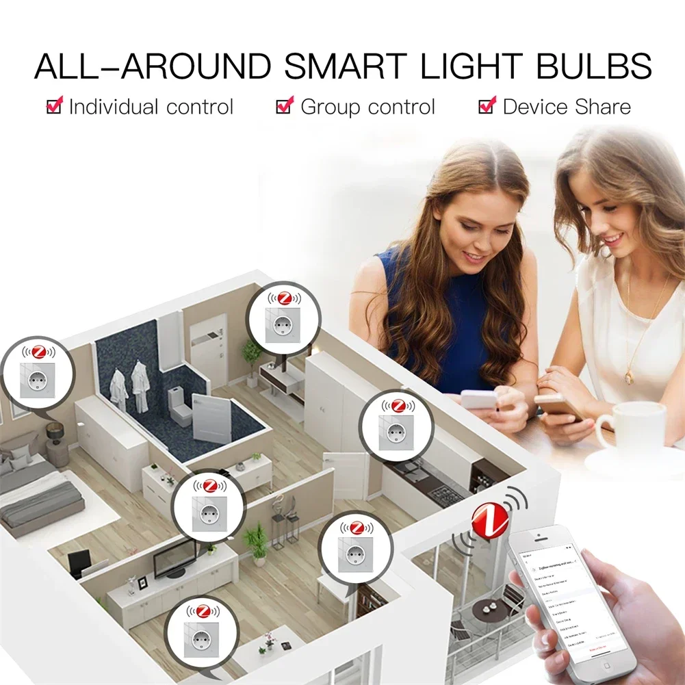 Moes ZigBee 벽 소켓 와이파이 스마트 유리 패 - Smart Wall Socket 리뷰 및 가격