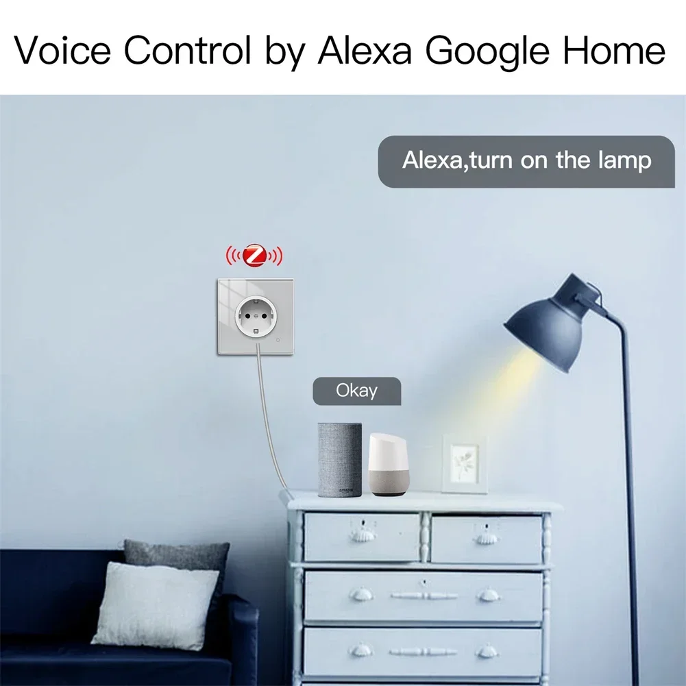 Moes ZigBee 벽 소켓 와이파이 스마트 유리 패 - Smart Wall Socket 리뷰 및 가격