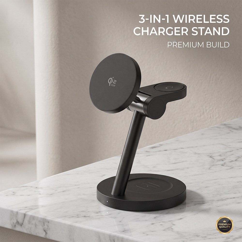 3in1 Qi2.2 25W 고속 무선 충전 스테이션 4 - Smart Home Iot 리뷰 및 가격