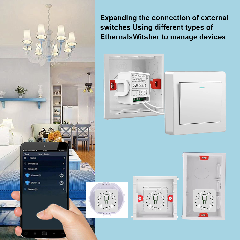 투야 와이파이 스마트 스위치 1/2/3/4 갱 4방향  - Smart Home Lighting Control 리뷰 및 가격