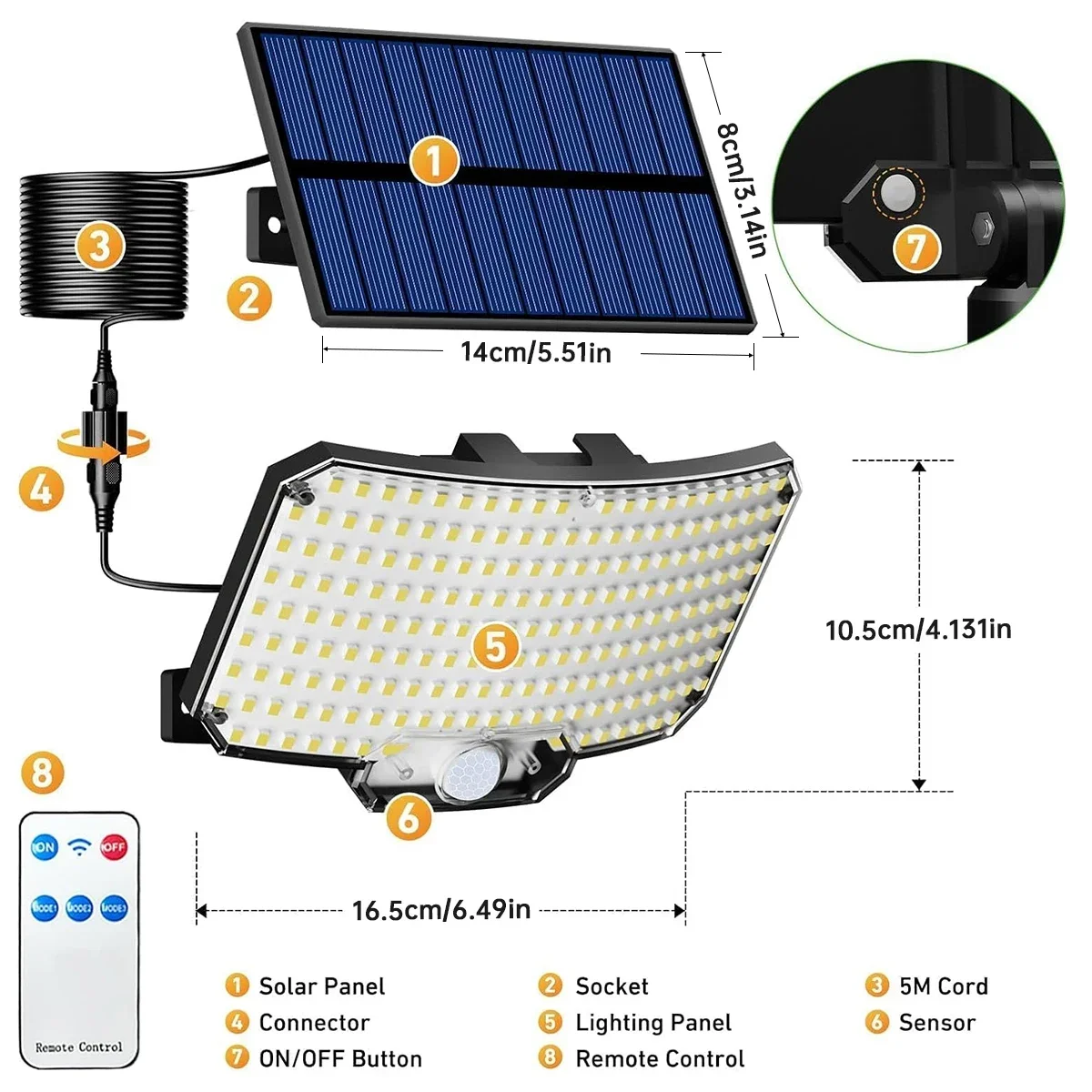 234LED 태양광 야외 조명 모션 센서 슈퍼 브라이트 - Motion Sensor Light 리뷰 및 가격