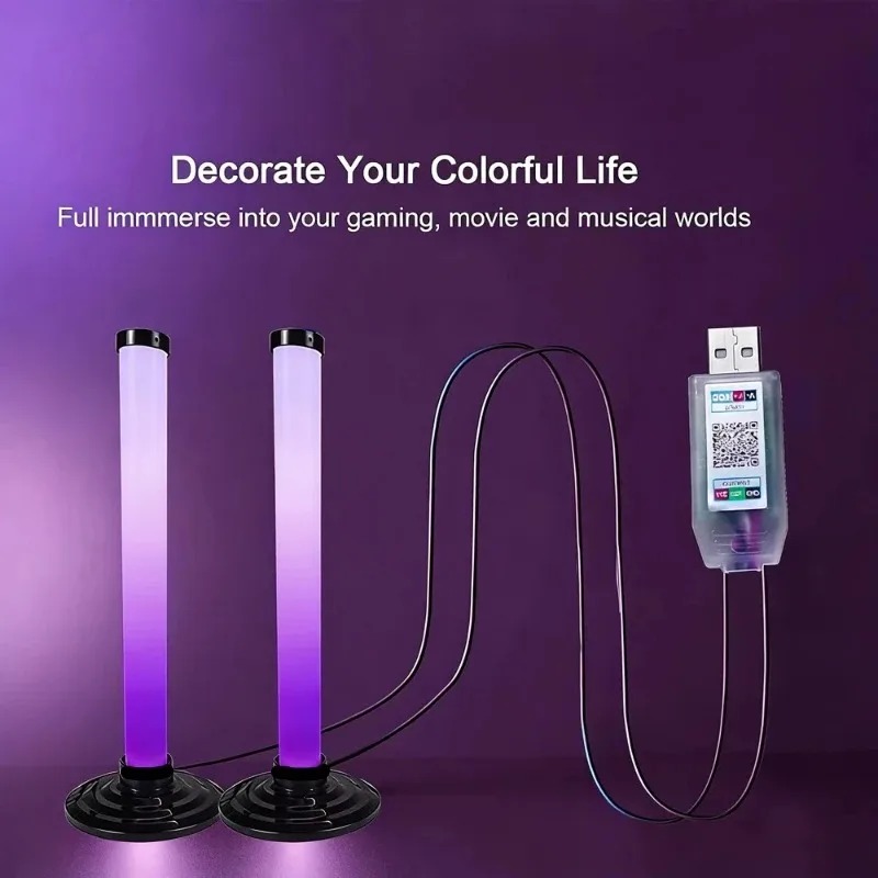 RGB LED 라이트 바 USB 전원, 블루투스 앱 원 - Smart Home Lighting Control 리뷰 및 가격