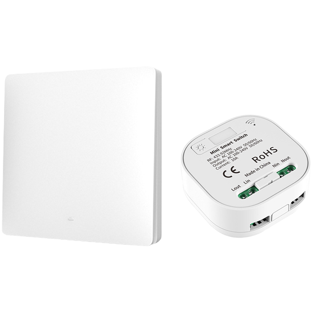 1PC 자체 전원 공급 RF433 무선 원격 제어 스위 - Smart Home Lighting Control 리뷰 및 가격