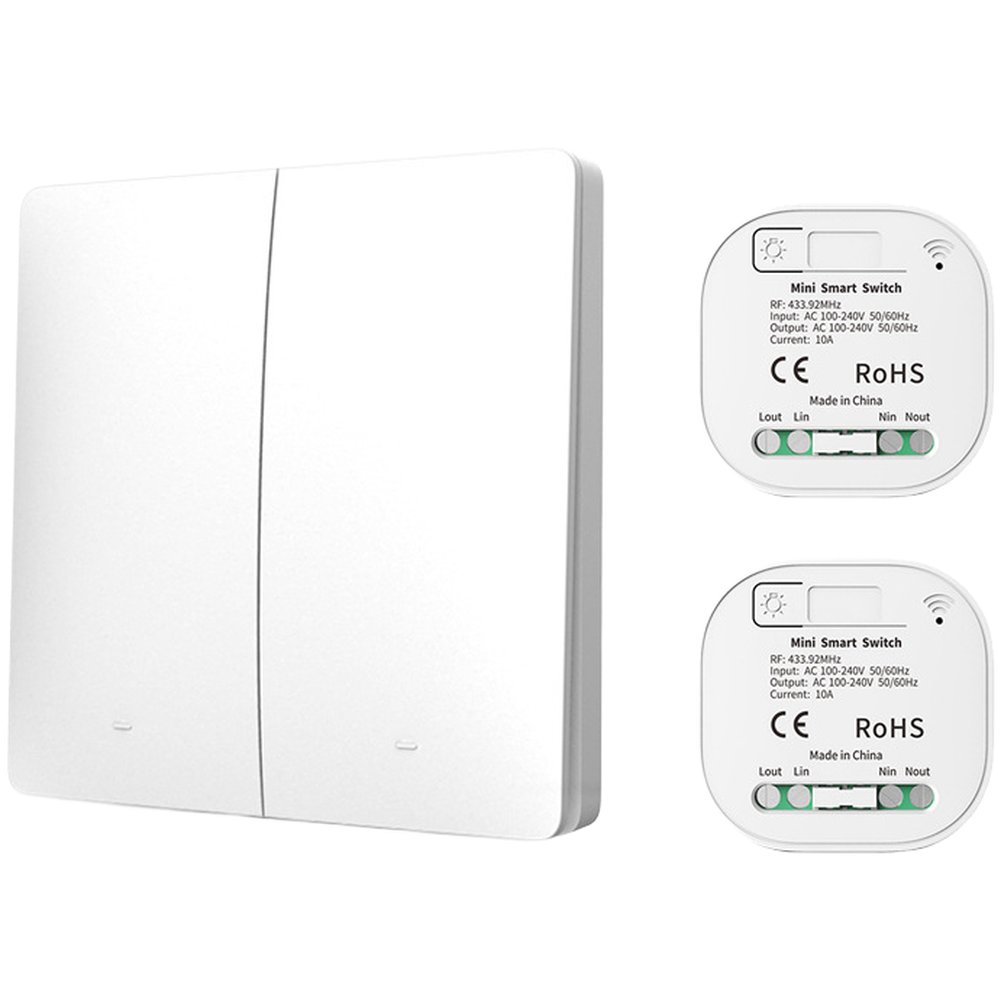 1PC 자체 전원 공급 RF433 무선 원격 제어 스위 - Smart Home Lighting Control 리뷰 및 가격