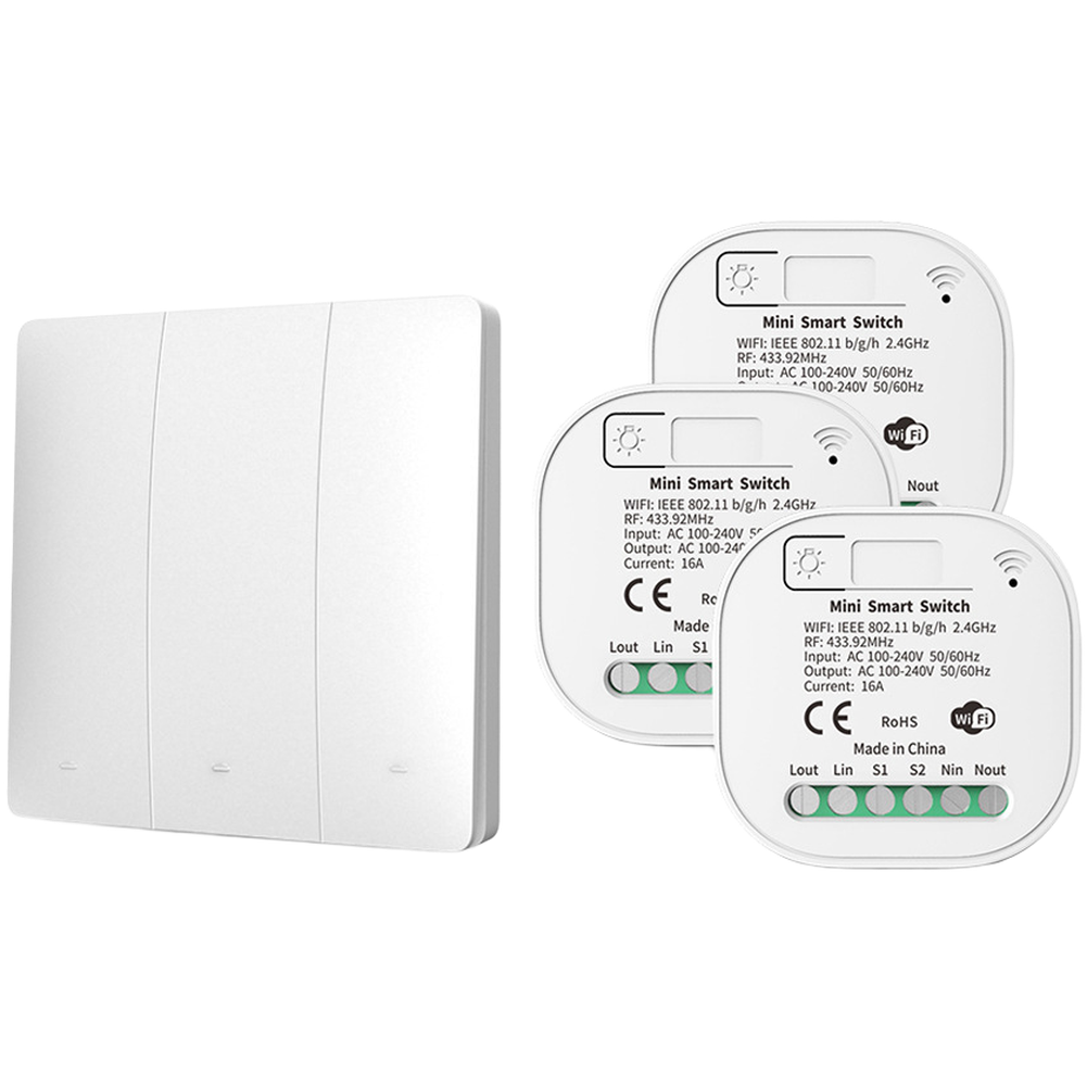 1PC 자체 전원 공급 RF433 무선 원격 제어 스위 - Smart Home Lighting Control 리뷰 및 가격
