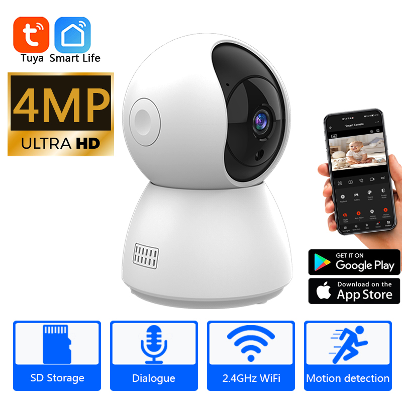 HD 4MP Tuya 스마트 미니 WiFi IP 카메라 - Smart Home Battery Camera Ezviz 리뷰 및 가격