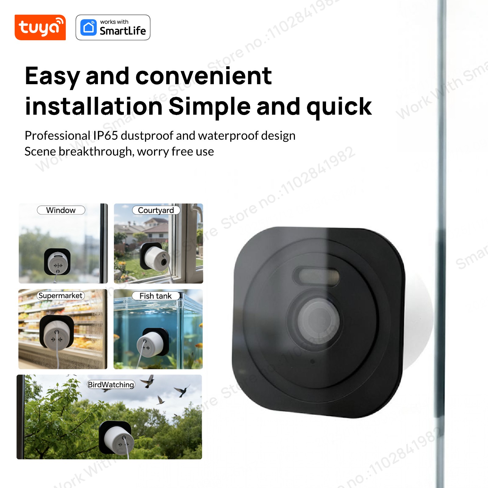 3MP 2K 투야 창문 카메라, 2.4GHz 및 5GH - Smart Home Battery Camera Ezviz 리뷰 및 가격