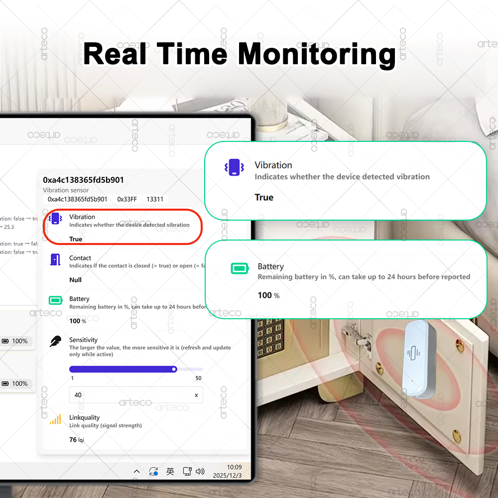 스마트 ZigBee 3.0 진동 센서 원격 모니터 홈  - Smart Home Zigbee 3.0 리뷰 및 가격