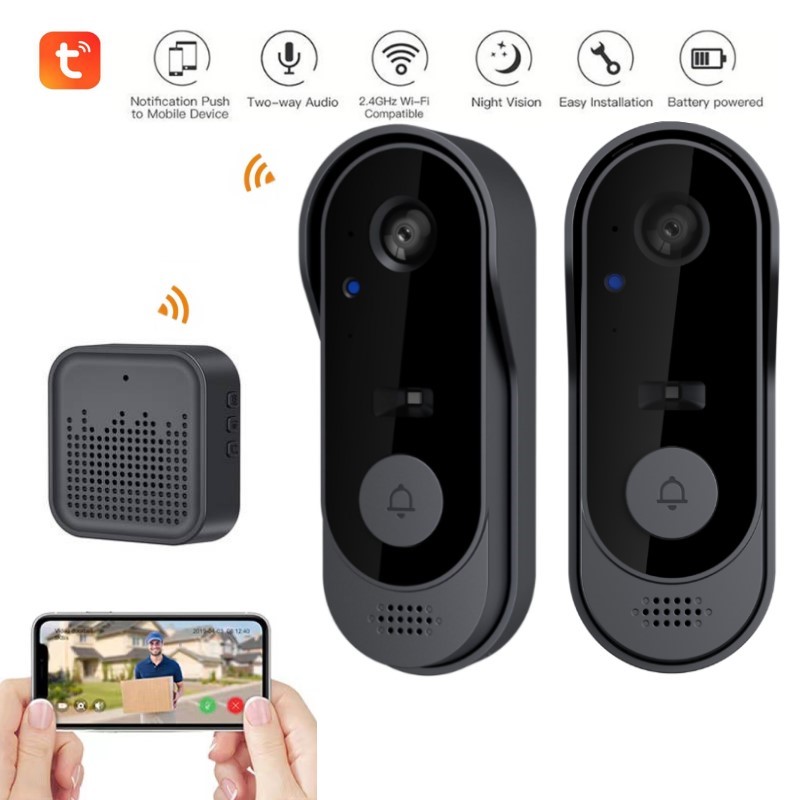 Tuya WIFI 카메라 초인종 HD 비디오 인터콤 야 - Smart Home Video Doorbell Enhanced Security With Smart Doorbell 리뷰 및 가격