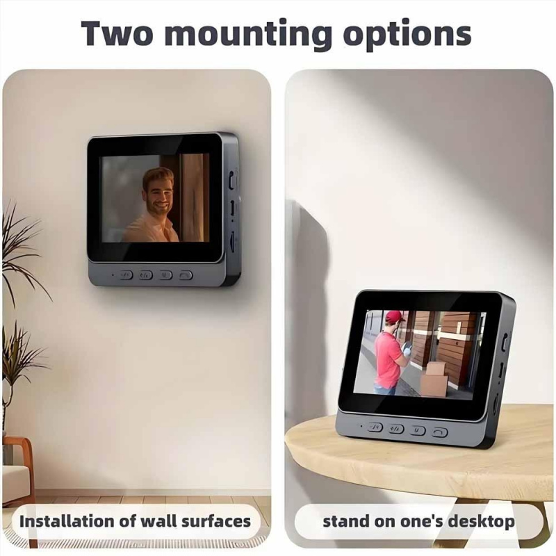 스마트 WiFi 2.4G 무선 도어벨 비디오 인터콤 카 - Smart Home Video Doorbell Enhanced Security With Smart Doorbell 리뷰 및 가격