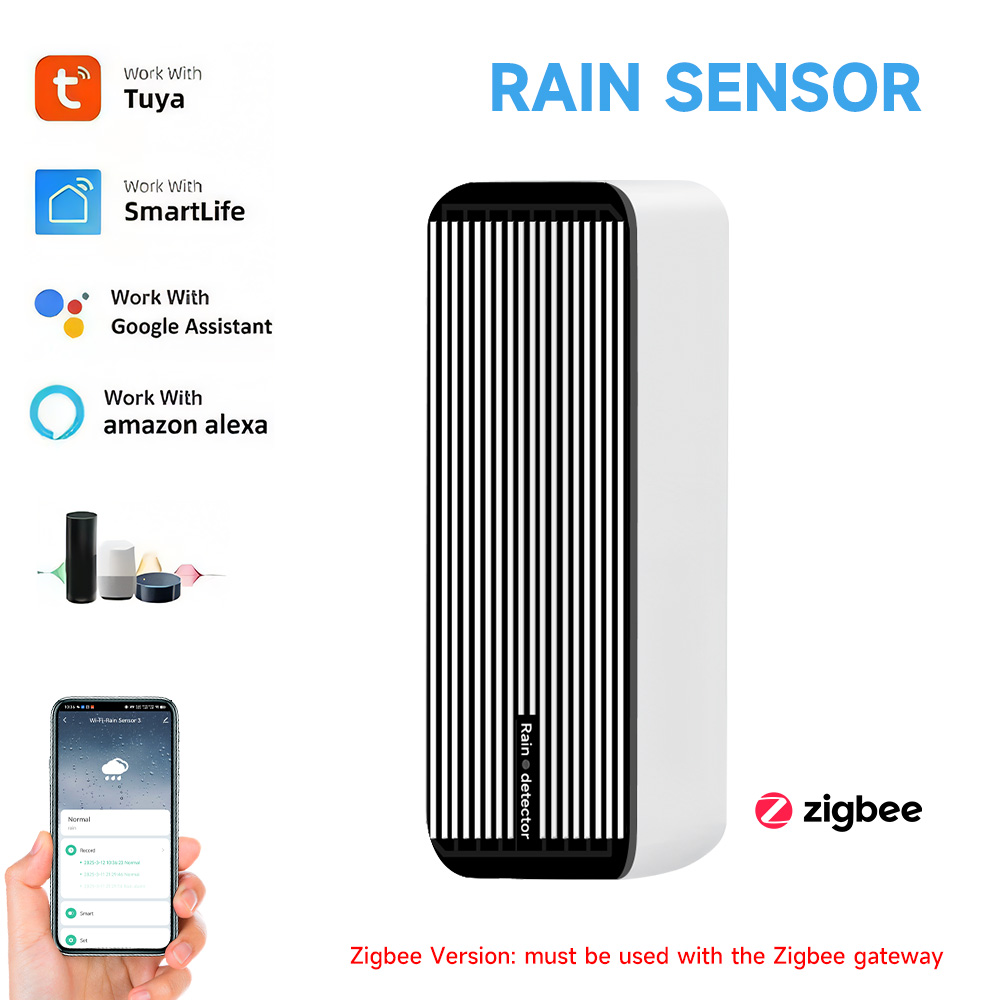 Tuya ZigBee 레인 센서 Tuya 레인 감지 센 - Smart Home Iot 리뷰 및 가격