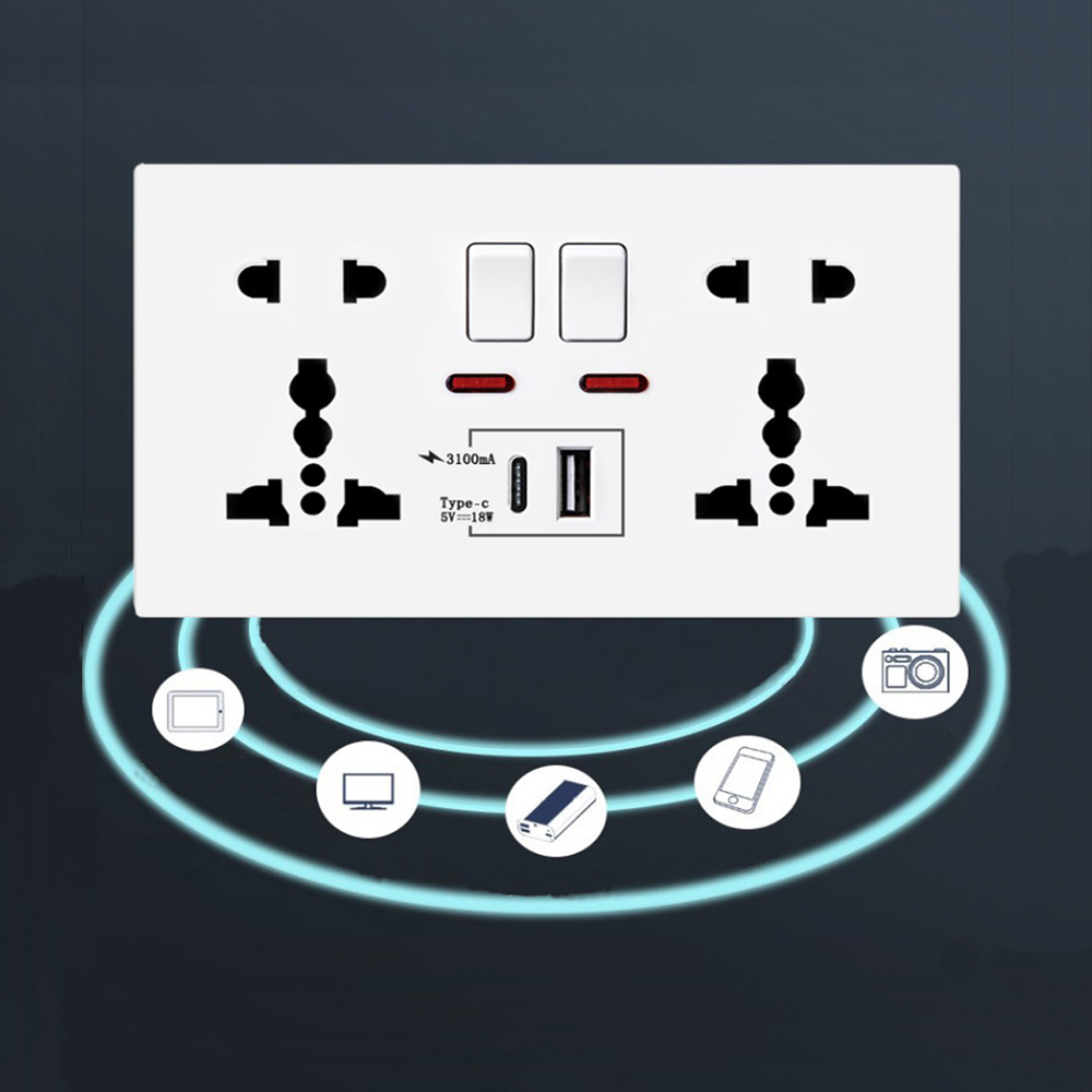 18W 타입-C 고속 충전 벽면 콘센트 13A 스마트  - Smart Wall Socket 리뷰 및 가격
