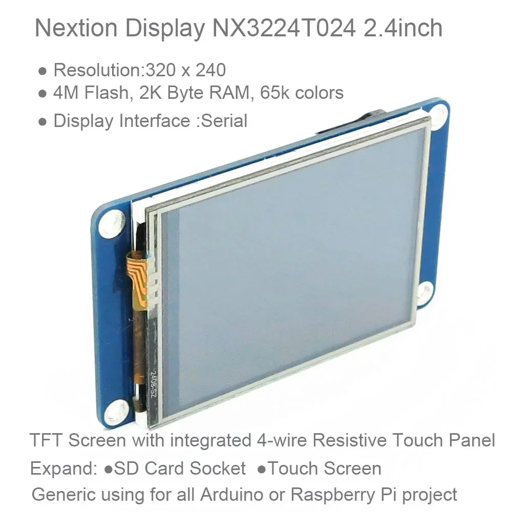 NX3224T024 UART HMI 스마트 LCD 디스 - Smart Home Raspberry Pi 리뷰 및 가격