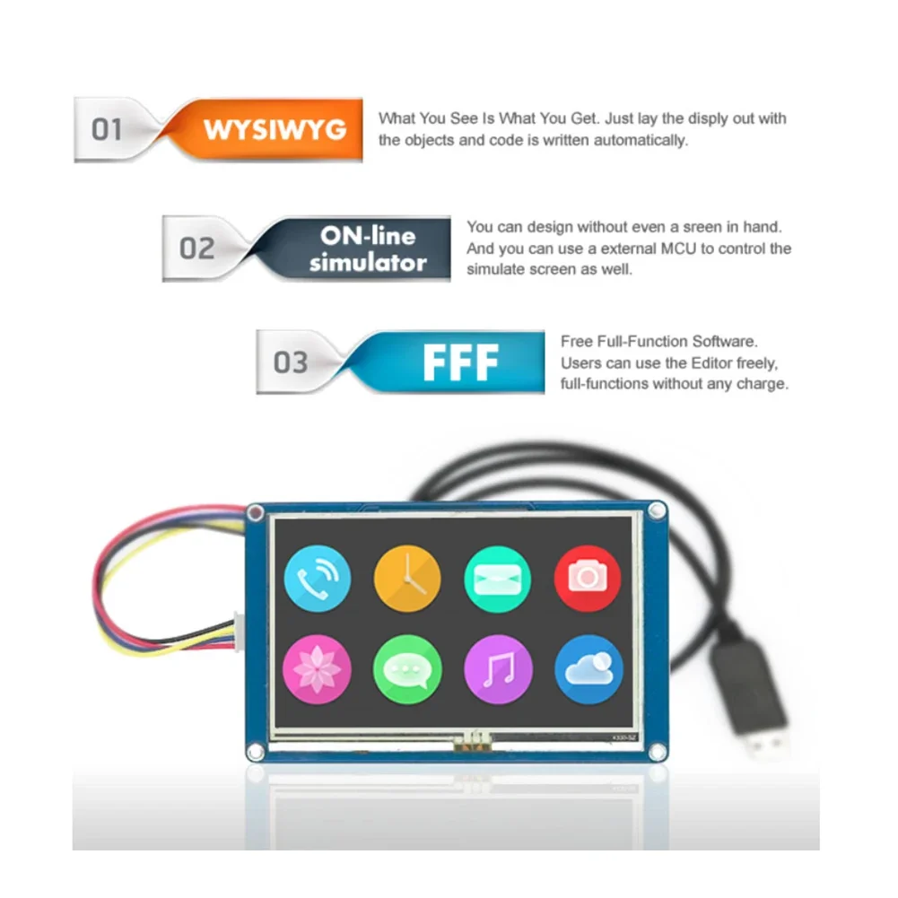 NX3224T024 UART HMI 스마트 LCD 디스 - Smart Home Raspberry Pi 리뷰 및 가격