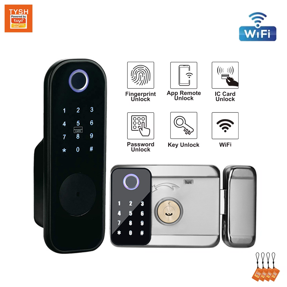 TYSH Tuya 원격 스마트 도어 잠금 Wi-Fi 야 - Smart Home Ezviz 리뷰 및 가격