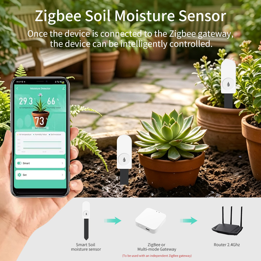 스마트 지그비 3.0 토양 테스터 식물 정원용 습도 온 - Smart Home Zigbee 3.0 리뷰 및 가격