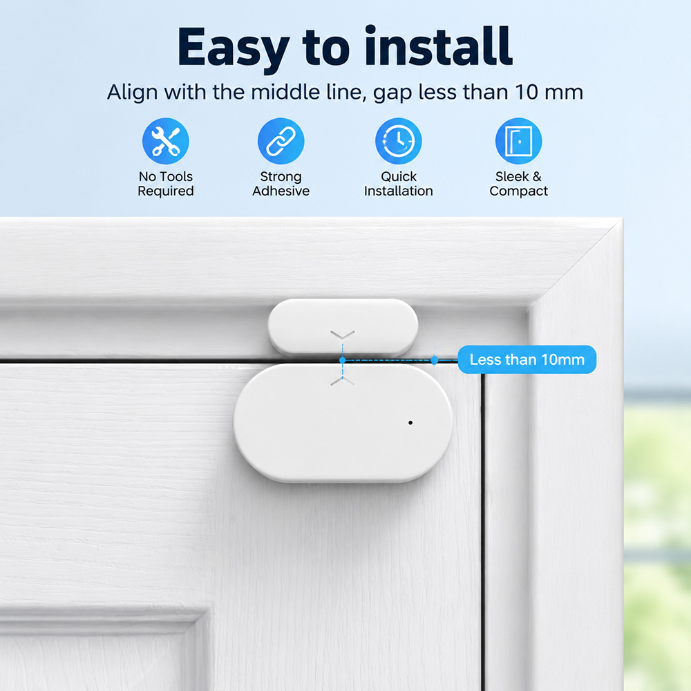 Zigbee 3.0 도어 윈도우 센서 자기 접촉식 스마 - Smart Home Zigbee 3.0 리뷰 및 가격