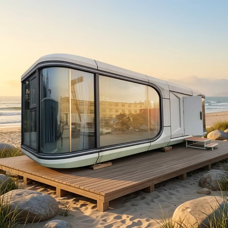 현대식 우주 캡슐형 소형 주택 조립식 ADU 모듈러 하 - Airbnb Smart Home 리뷰 및 가격