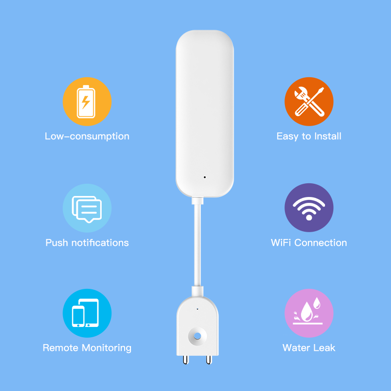 Tuya WiFi ZigBee 워터 센서 누출 경보 홍 - Smart Home Iot 리뷰 및 가격