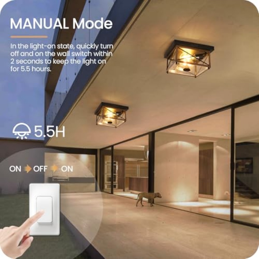 모션 센서가 있는 실외 천장 조명, 플러시 마운트 현관 - Motion Sensor Light 리뷰 및 가격