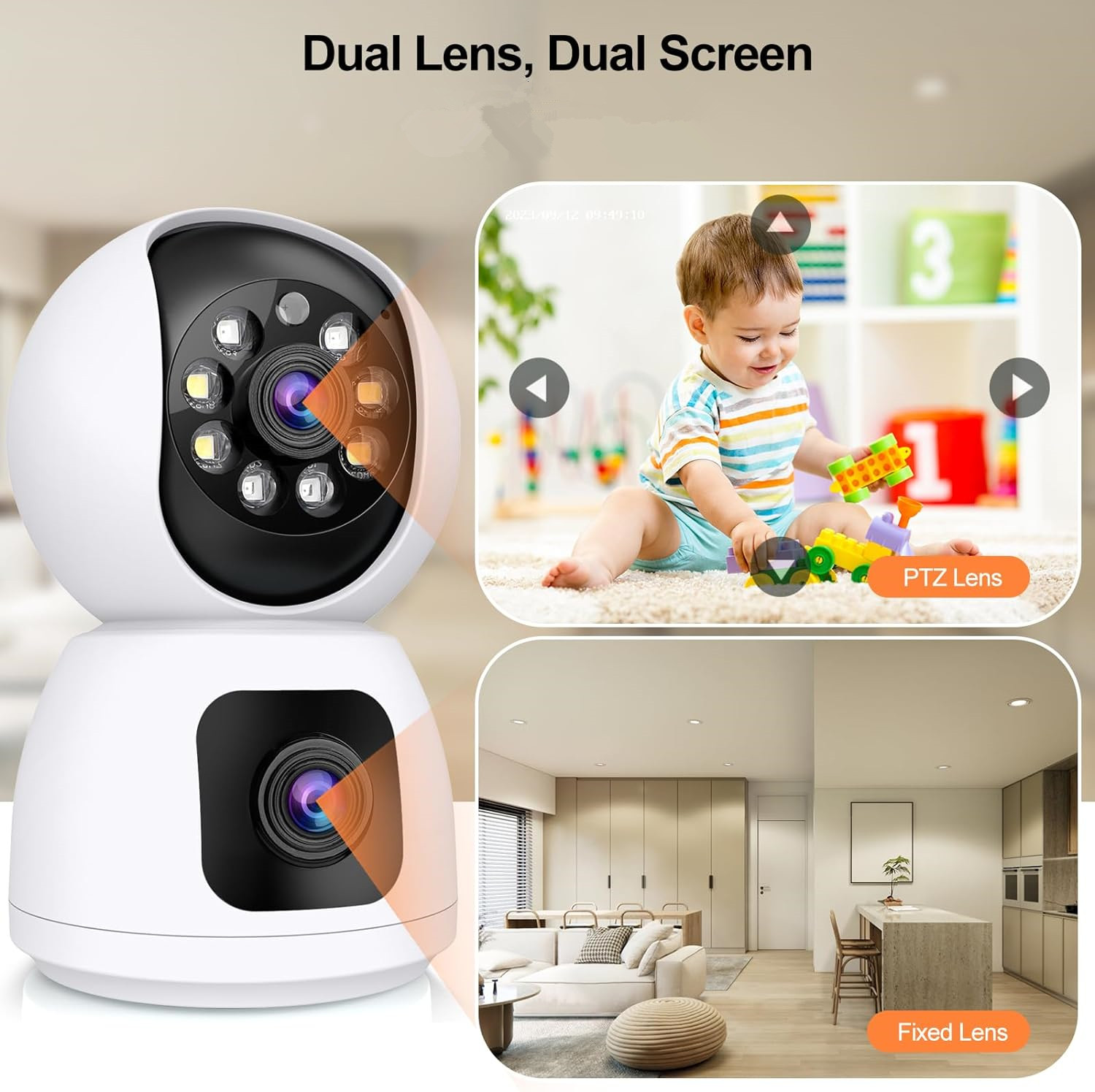 ANSVICAM Tuya 스마트 4K 8MP 듀얼 렌즈 - Smart Home Battery Camera Ezviz 리뷰 및 가격
