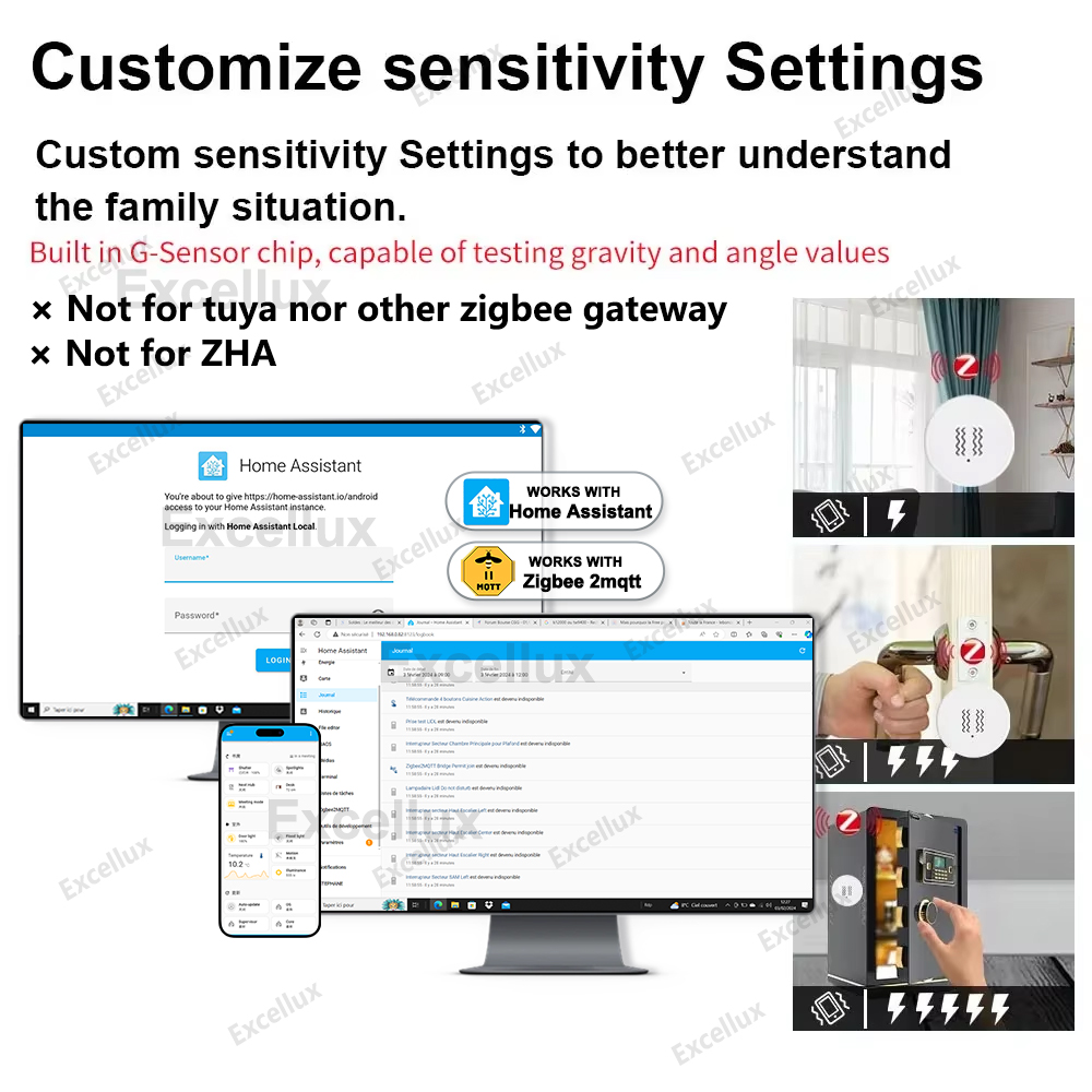 Zigbee 3.0 스마트 진동 센서 실시간 모션 충격 - Smart Home Zigbee 3.0 리뷰 및 가격