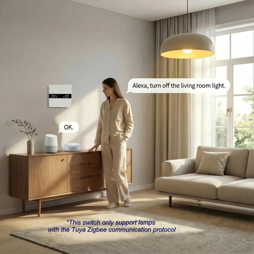 M8 Pro 지그비 스마트 스위치 패널 4구 투야 지능 - Smart Home Lighting Control 리뷰 및 가격