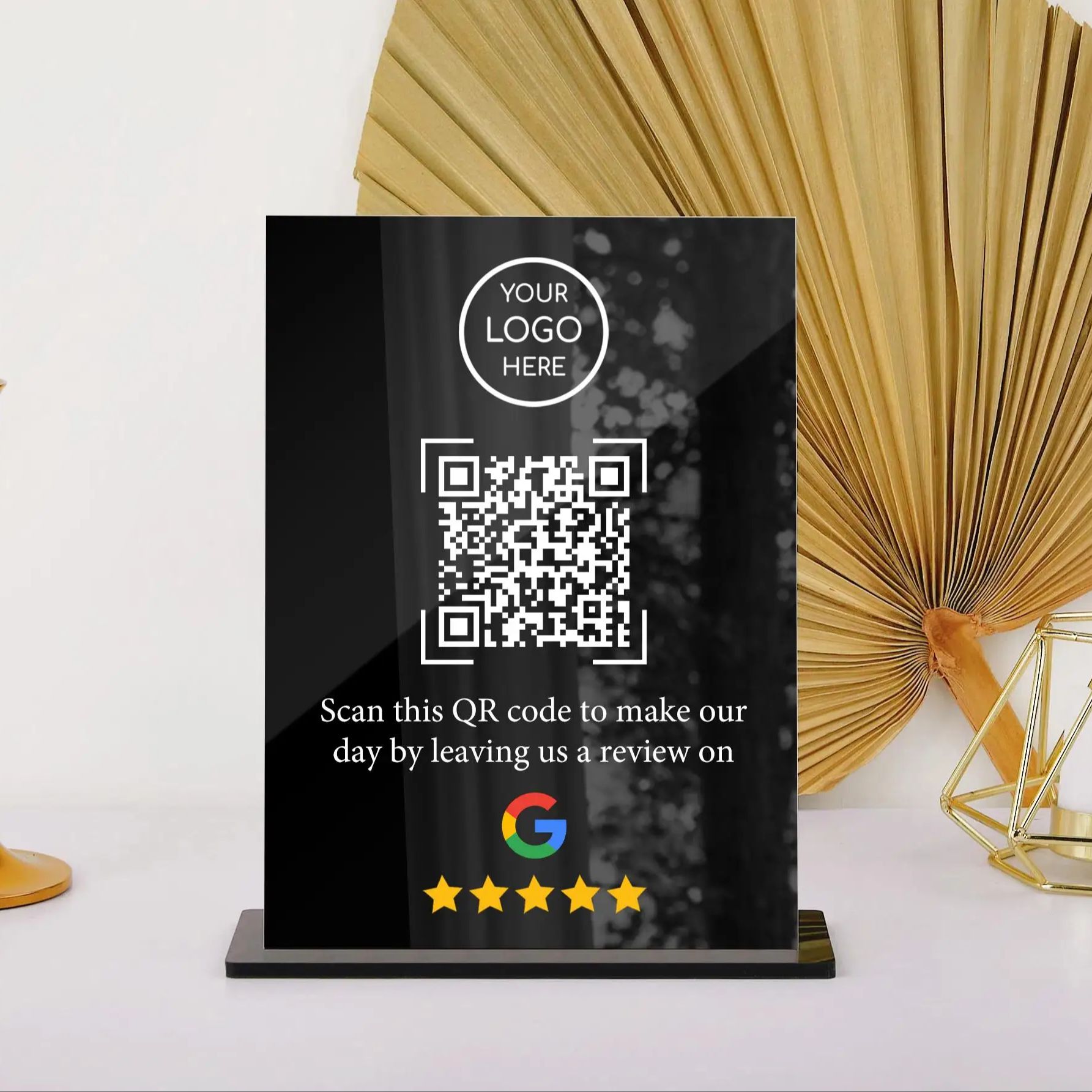 맞춤형 QR 코드 아크릴 스탠드 소셜 연결 디스플레이  - Airbnb Smart Home 리뷰 및 가격