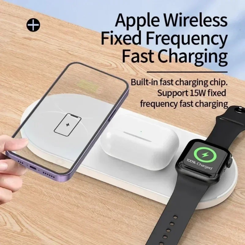 3-in-1 무선 충전 패드 고속 충전 도크 스테이션  - Smart Home Iot 리뷰 및 가격