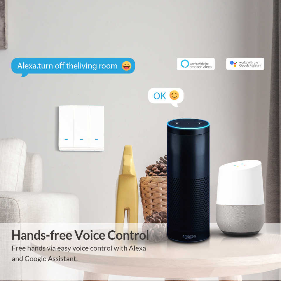 스마트 스위치 WiFi 푸시 버튼 벽 조명 스위치 EU - Smart Home Lighting Control 리뷰 및 가격