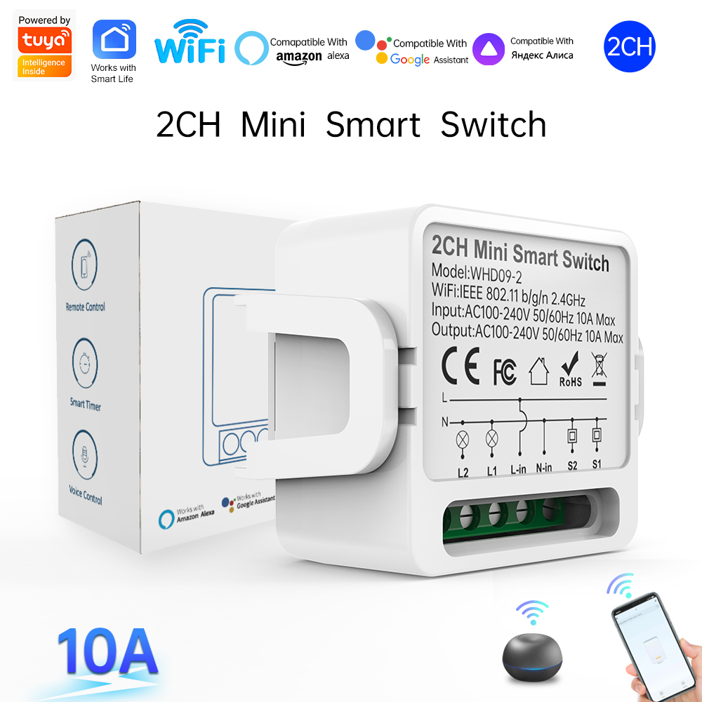2웨이 투야 스마트 스위치 2갱 스마트 라이트 차단기  - Smart Home Lighting Control 리뷰 및 가격