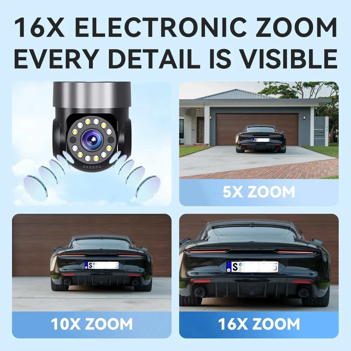 10K 20MP 홈 시큐리티 야외 WiFi 카메라 4렌 - Smart Home Battery Camera Ezviz 리뷰 및 가격