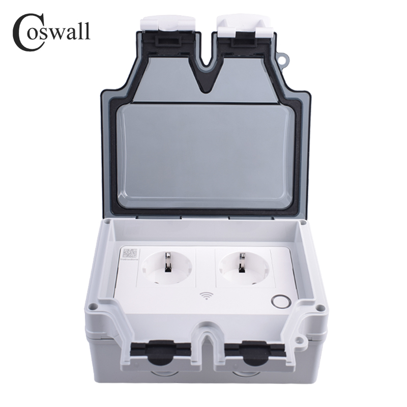 Coswall Tuya Wifi 음성 제어 IP66 방 - Smart Wall Socket 리뷰 및 가격
